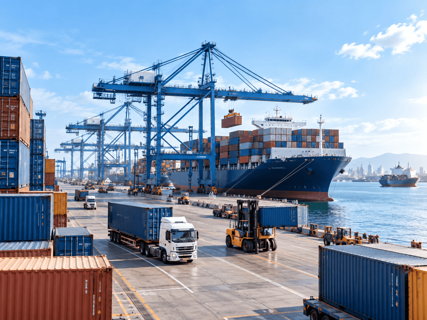 Export markets, ports and customs operations