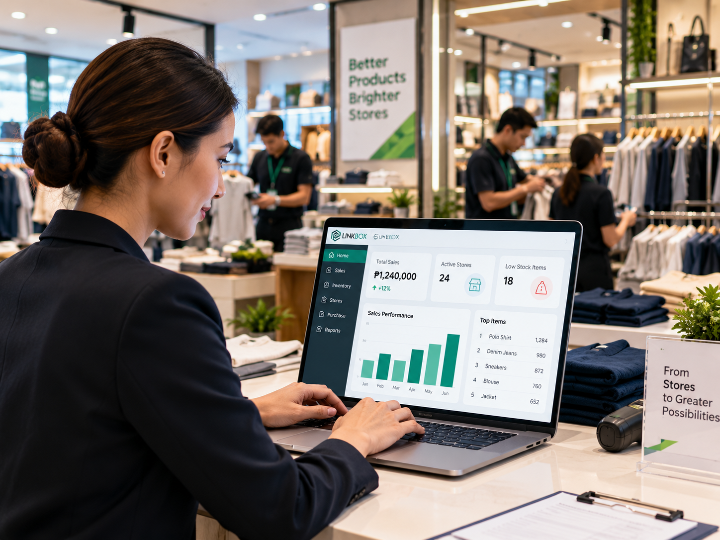Connected retail systems